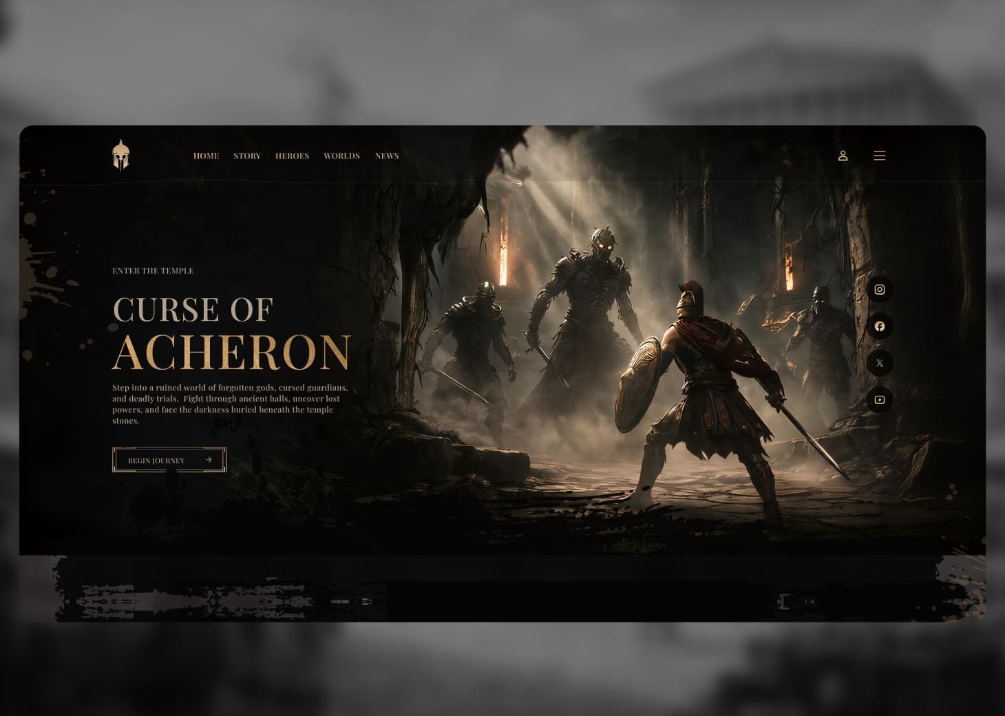 Acheron game concept project preview